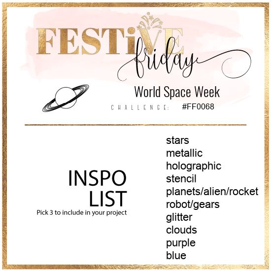 The Festive Friday Challenge celebrating World Space week