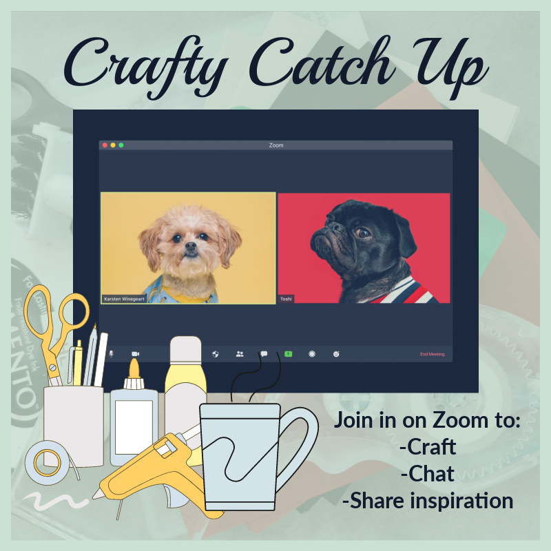 Crafty Catch Up> bring your own craft projects to this online social get together