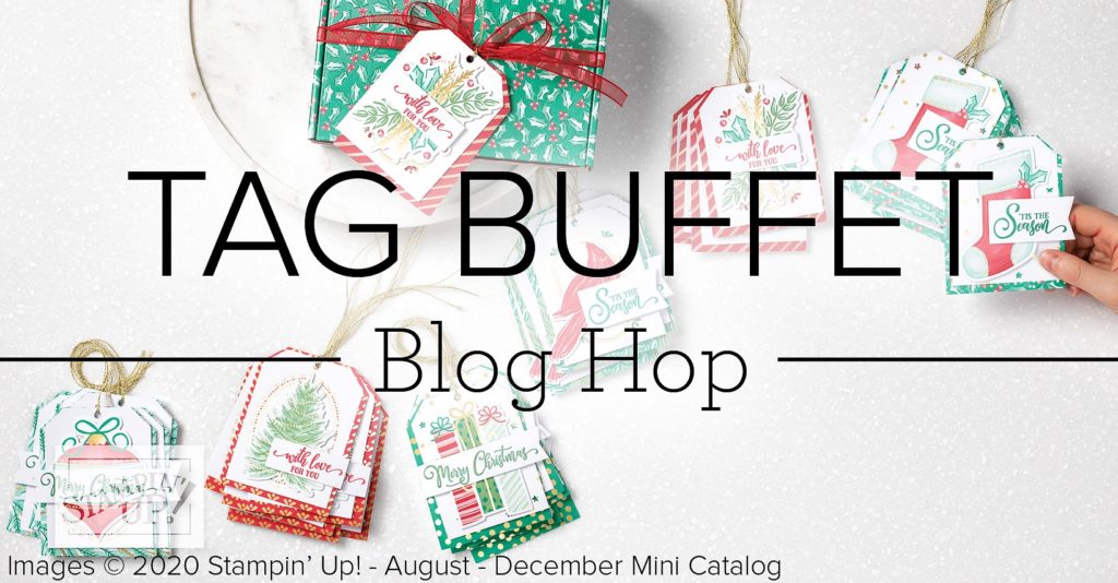 Tag buffet Blog Hop. Using the Tag Buffet stamp set from Stampin Up