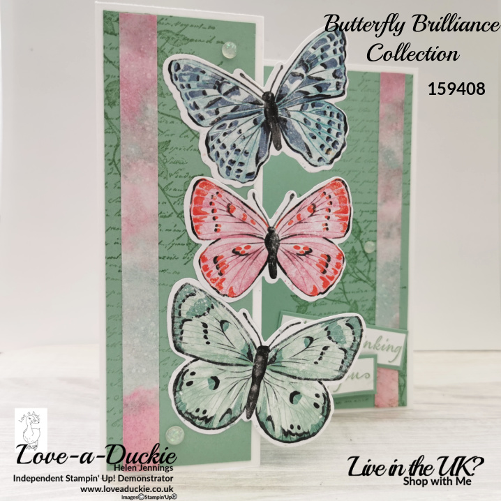 This fold back card has a vintage feel thanks to the Very Versaille stamp set from stampin Up