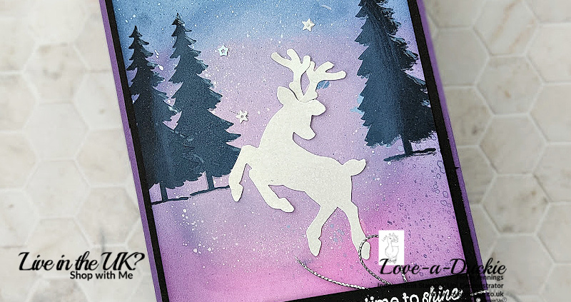 Blended Background Fantasy Themed Card