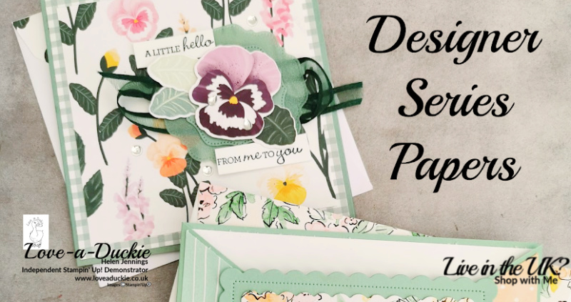 Creating Cards with Patterned Papers