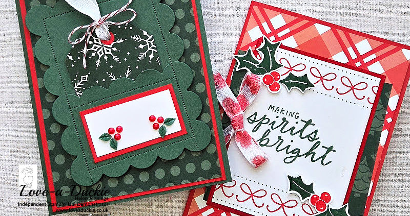 Timeless Christmas – Two Festive Cards Full of Traditional Charm
