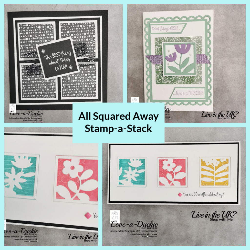 Stamp-a-Stack Class with All Squared Away from Stampin' Up!