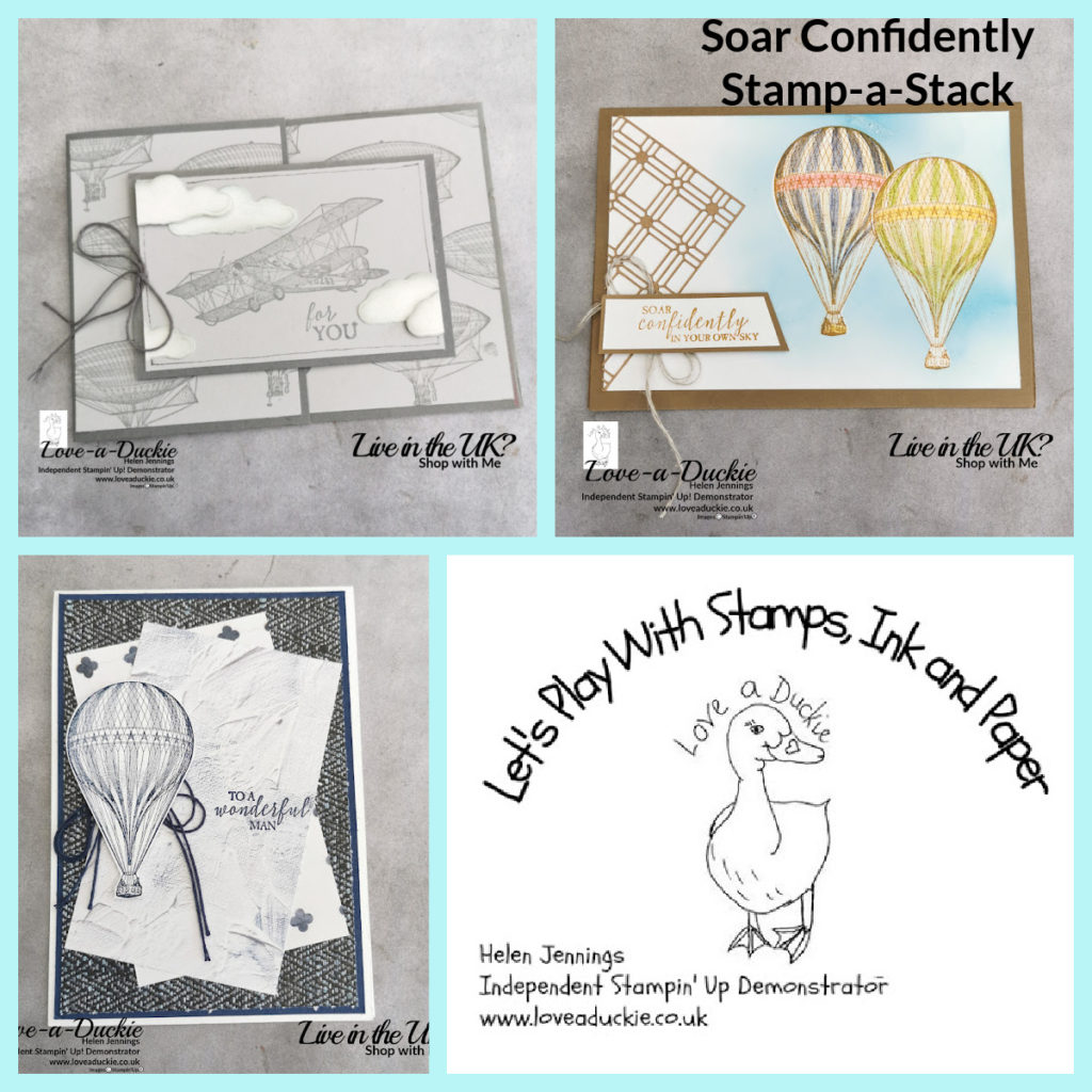 Stamp-a-Stack Class with Soar Confidently from Stampin' Up!