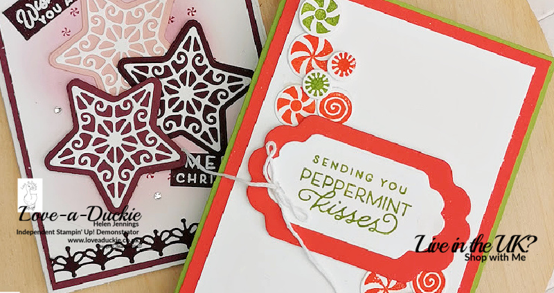 Christmas Cards using Die Cuts