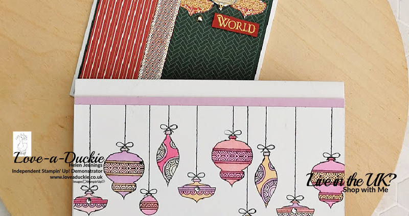 Christmas Cards with Baubles