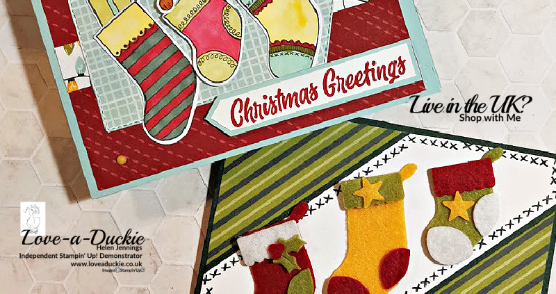 Fun Christmas Cards with Stockings