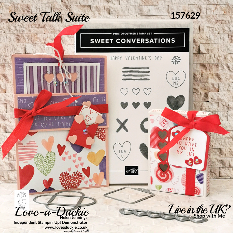 Creating a pocket card and a sweet treat box using the Sweet Talk suite from Stampin' Up!