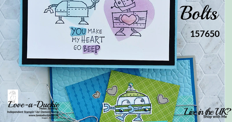 A Cute Valentine’s Card with Robots