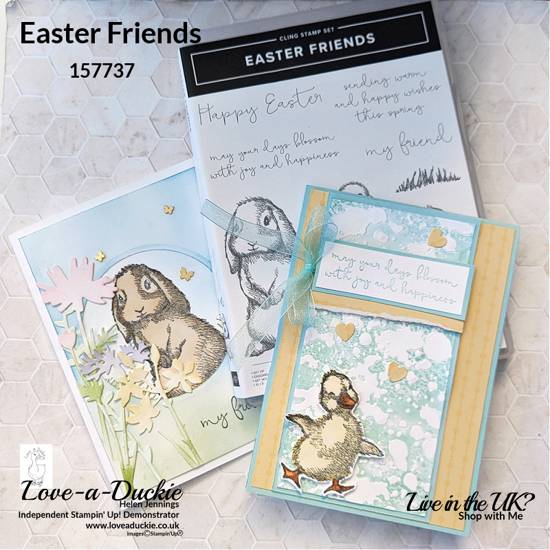 Colouring with alcohol markers and the Easter Friends stamp set from Stampin' Up!