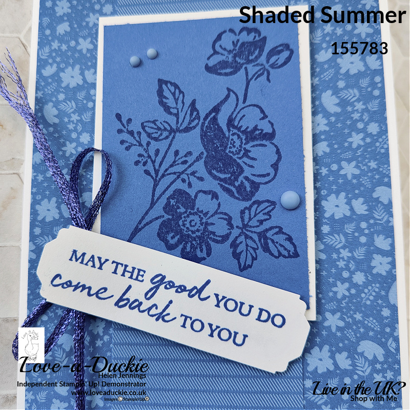 Layering Designer Series Paper and the Shaded Summer stamp set from Stampin' Up!