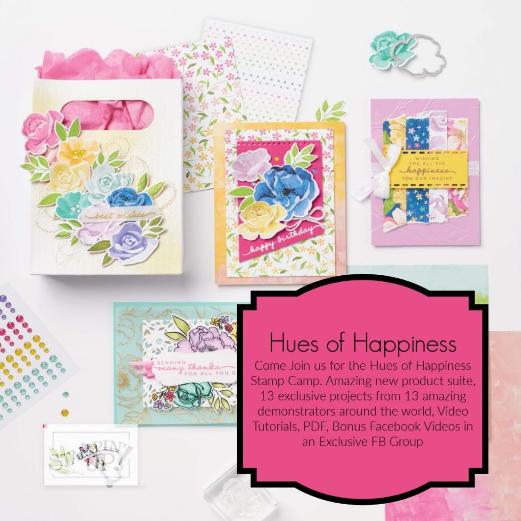 Hues of Happiness Stamp Camp with 13 international Stampin' Up demonstrators