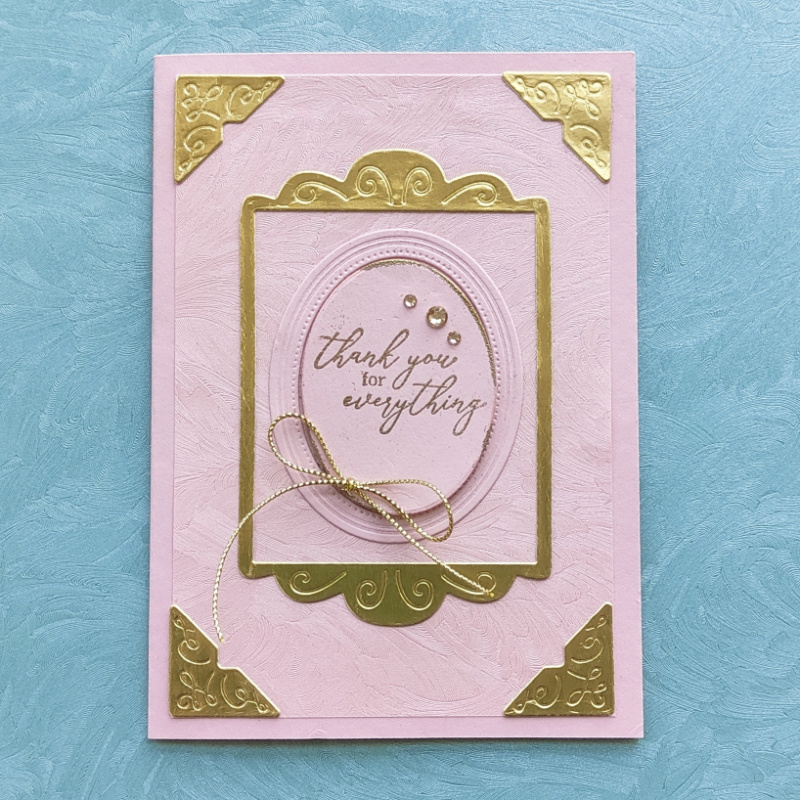 A Card created with the Brushstroke Speciality paper from Stampin' Up!