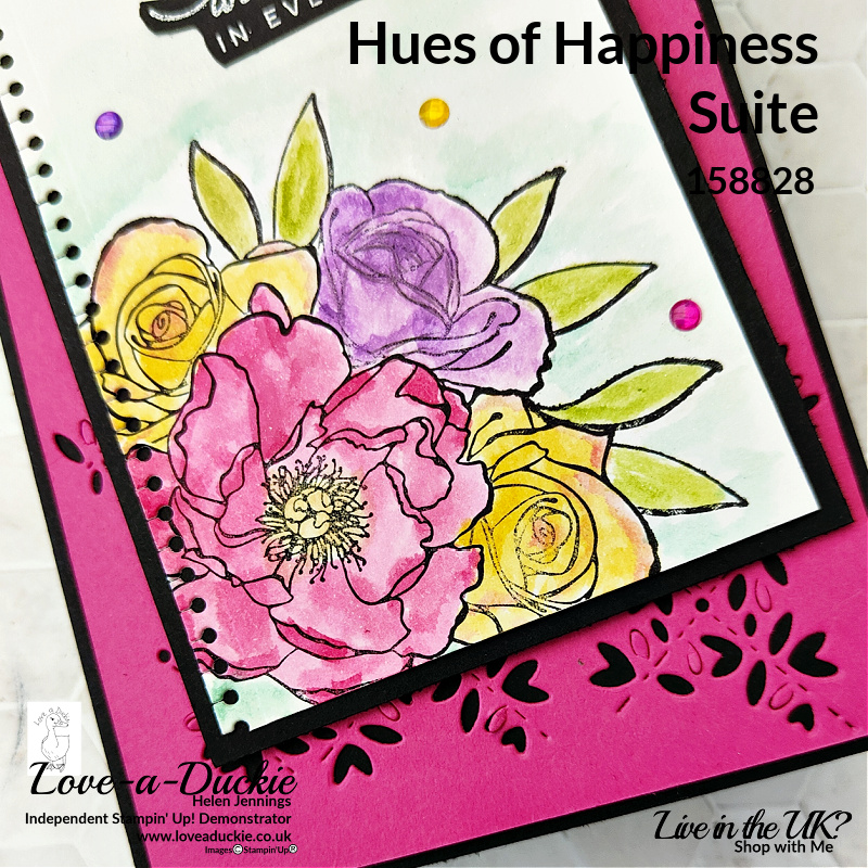 Watercoloured images from the Happiness Abounds Bundle from Stampin' Up!