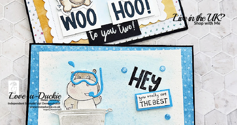 Creating Cute Hippo Cards