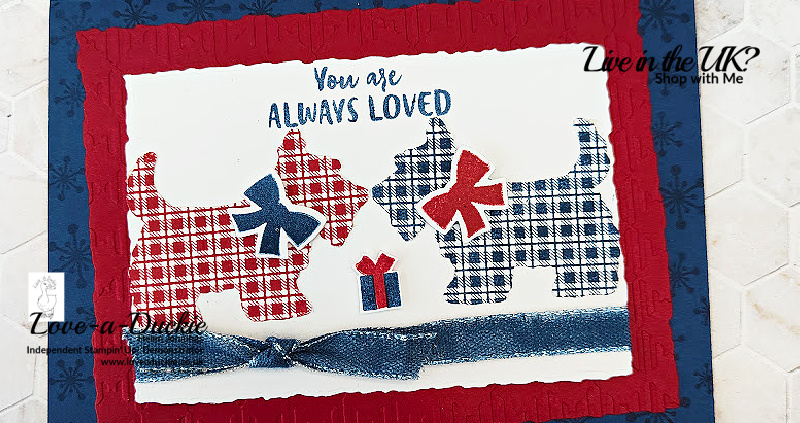 Tartan Dogs Christmas Card