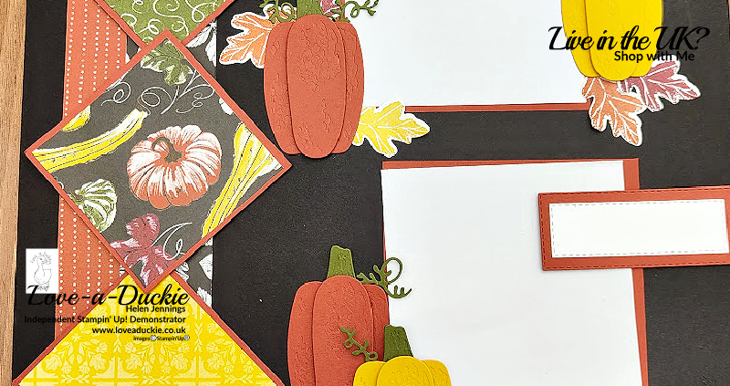 Autumn Themed Scrapbook Page