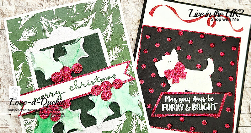 Glimmer Paper in Christmas Cards
