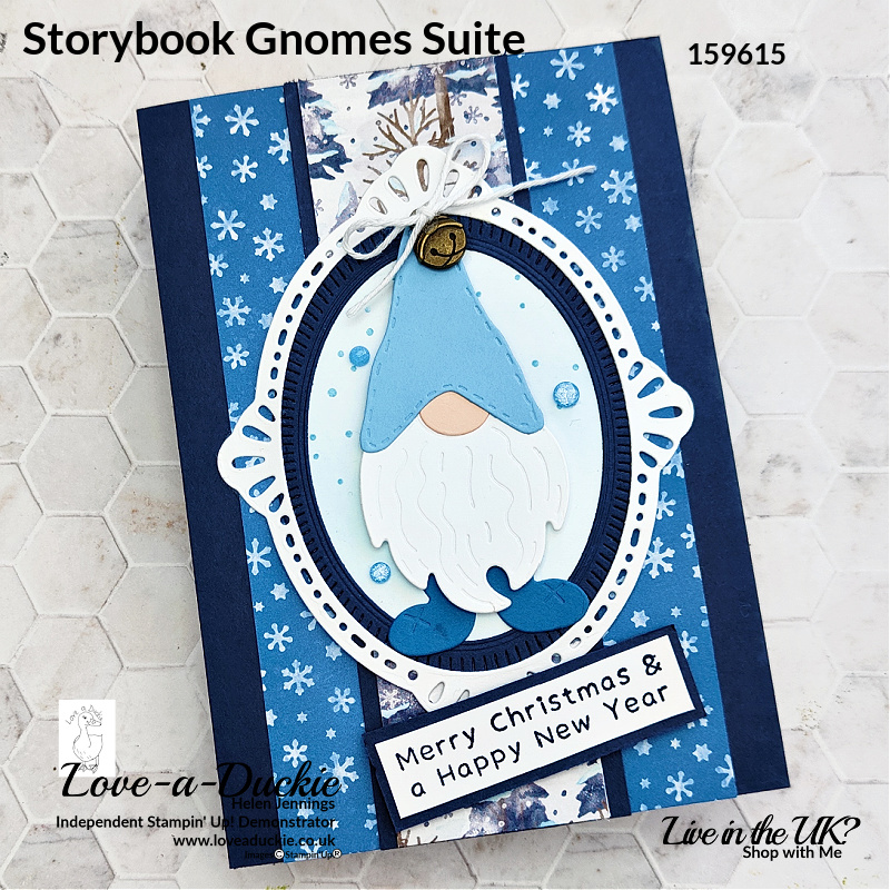 A gnome themed card inspired by a sketch challenge and featuring Storybook Gnomes Suite from Stampin' Up!