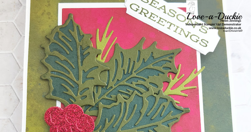 Holly Themed Christmas Cards