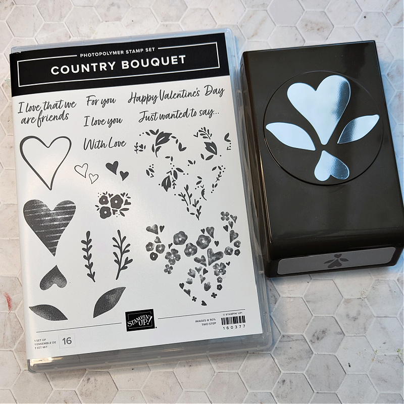 Country Bouquet stamp and punch bundle from Stampin' Up!