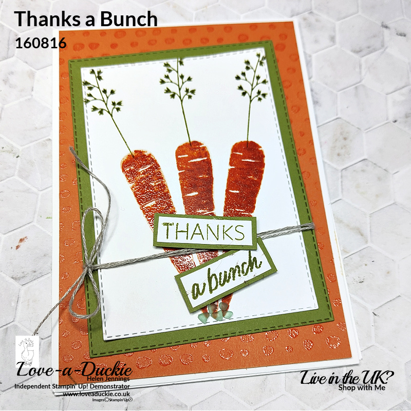 Using Stampin' Up's stamparatus to create heat embossed images