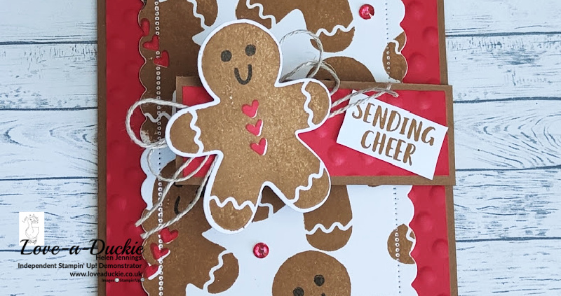 Fun Fold Gingerbread Man Christmas Card