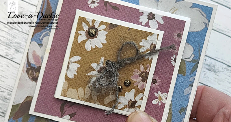 A Wildly Flowering Layered Squash Card