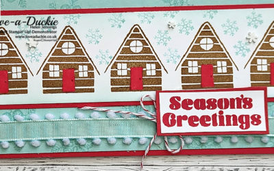 Creating A Gingerbread House Christmas Card