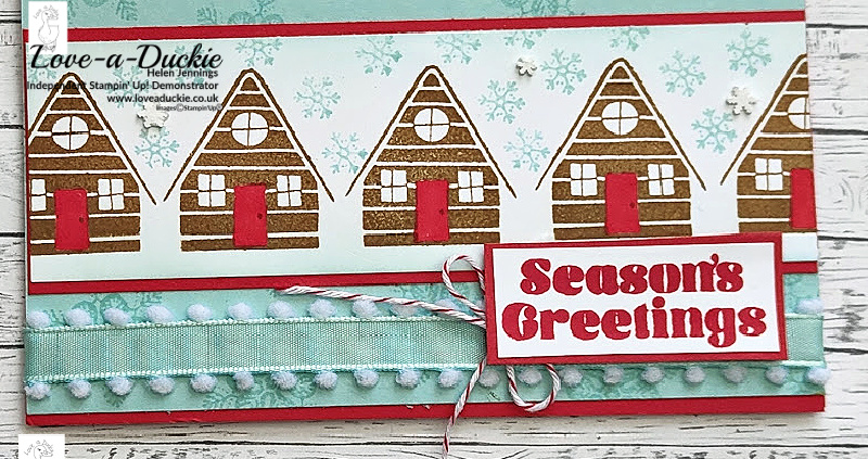 Creating A Gingerbread House Christmas Card