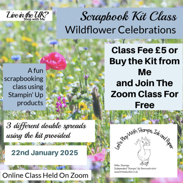 Scrapbook Kit Class - Wildflower Celebrations