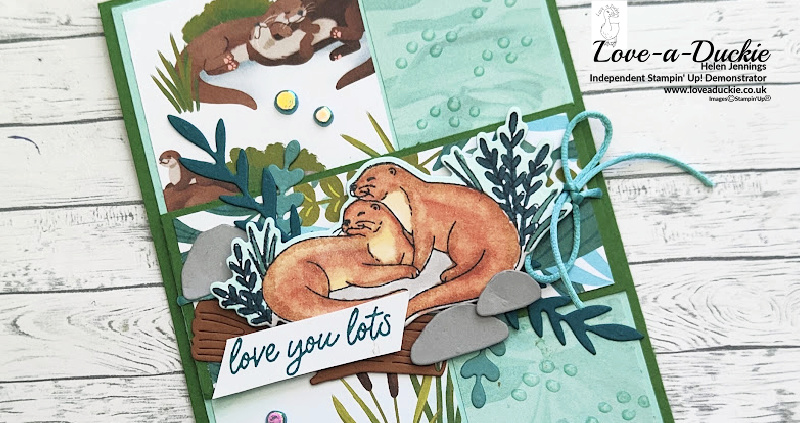 Tent Fold Otter Themed Card