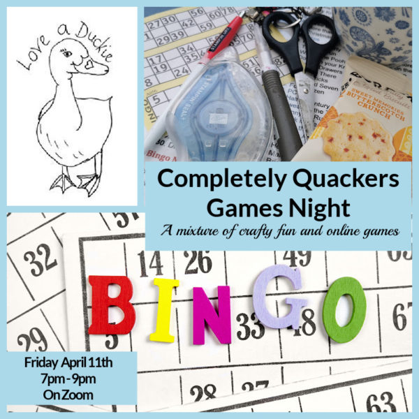 Completely Quackers Games Night April 25