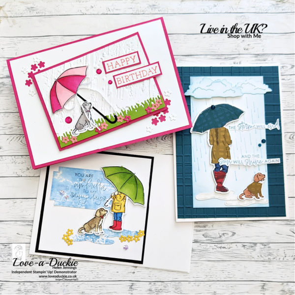 Umbrella Days Card Tutorial