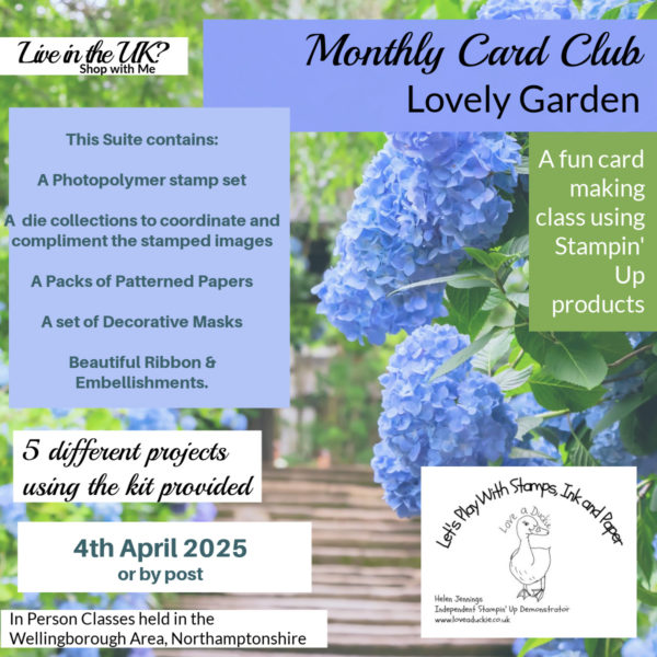 Monthly Card Club Using the Lovely Garden Suite