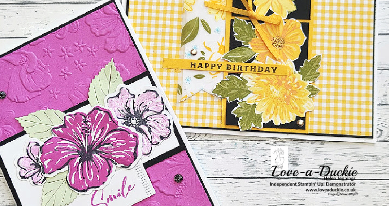 Using A Sketch To Create Bright Floral Cards