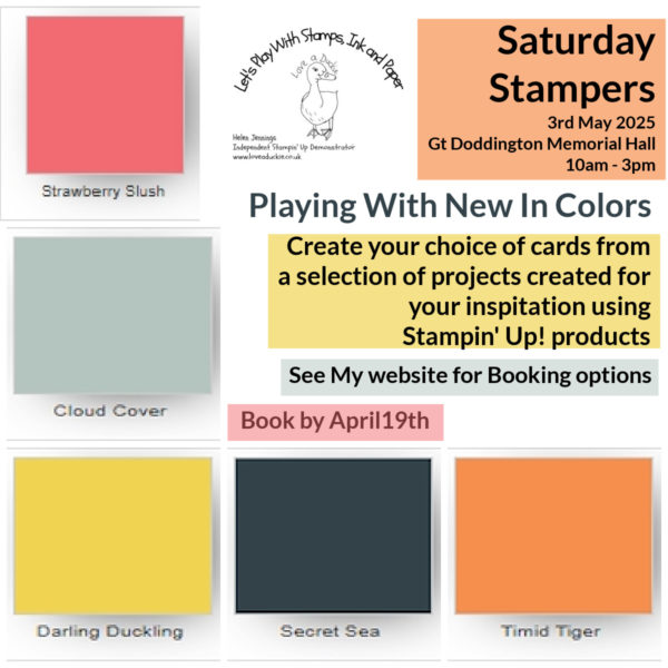 Saturday Stampers - Playing With New In Colors