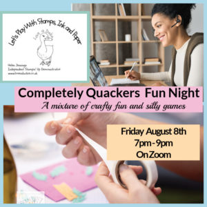 Completely Quackers Games Night August 25