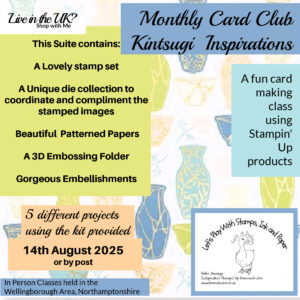 Monthly Card Club Using the Kintsugi Inspiration Suite
