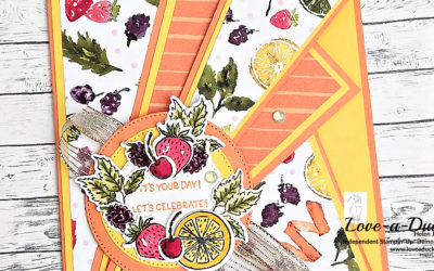 A Fruity Fan Fold Card