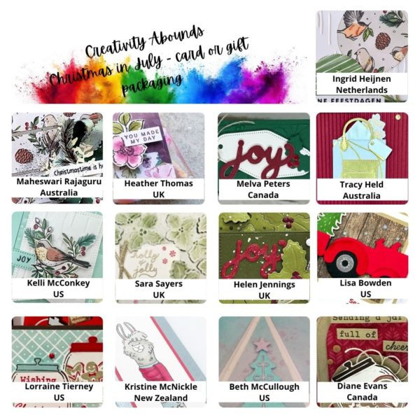 Creativity Abounds - Christmas in July 25