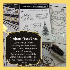 Modern Christmas Stamp Camp
