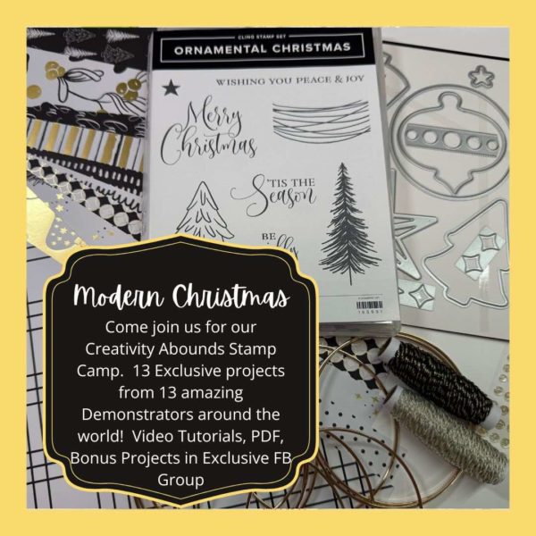 Modern Christmas Stamp Camp