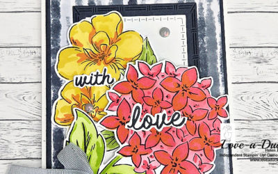 Using Stencils That Colour Your Stamps