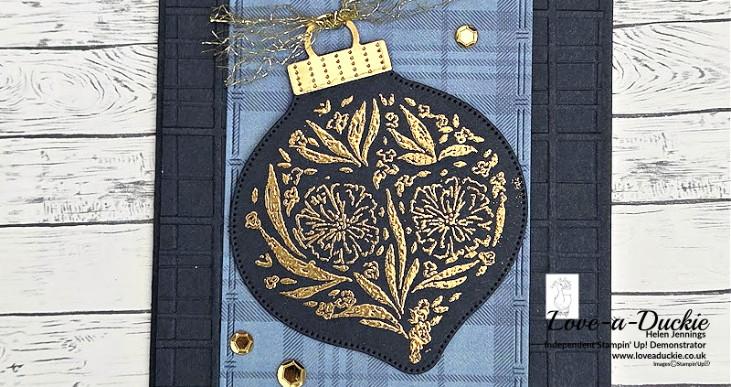 Make Christmas Cards with Stampin’ Up!’s Bauble & Blooms Bundle