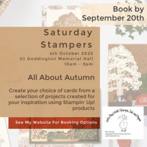 Saturday Stampers - All About Autumn
