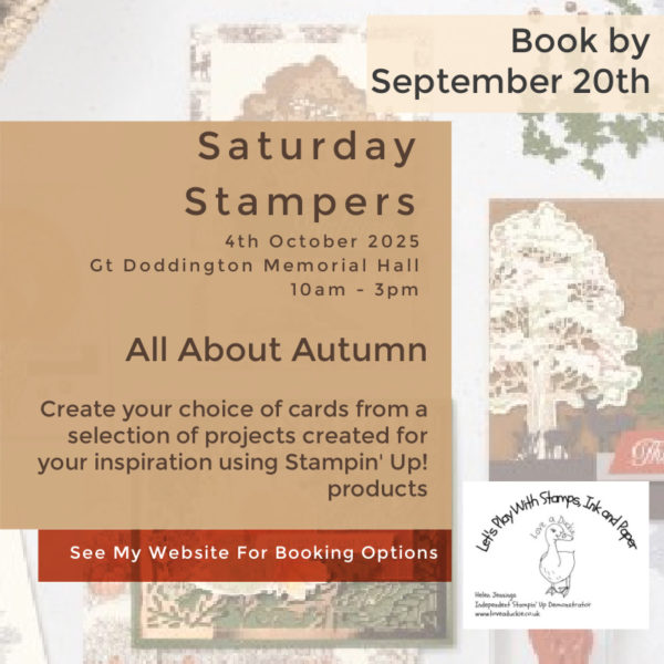 Saturday Stampers - All About Autumn