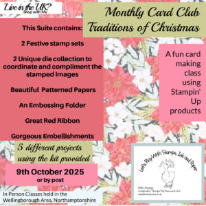 Monthly Card Club Using the Traditions of Christmas Suite