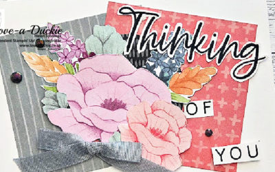 Using Fussy Cutting Flowers On Your Cards.